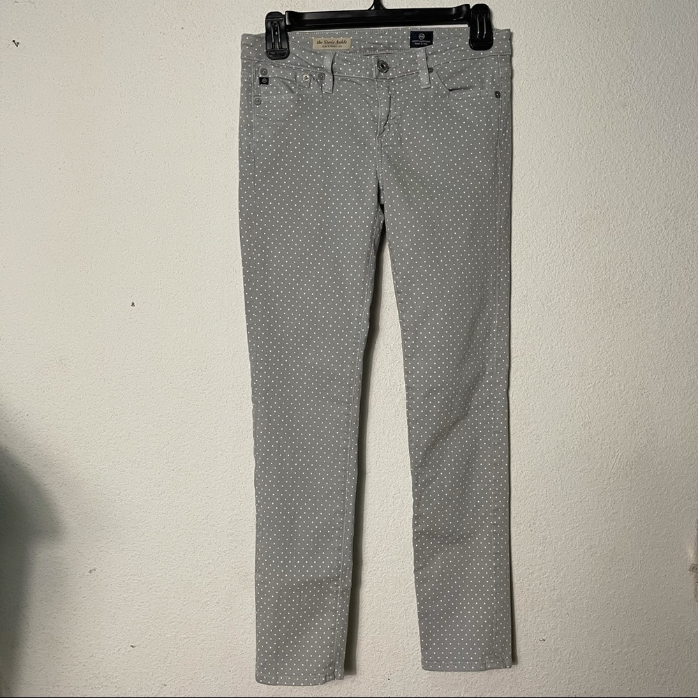 AG Adriano Goldschmied Polka Dot Jeans